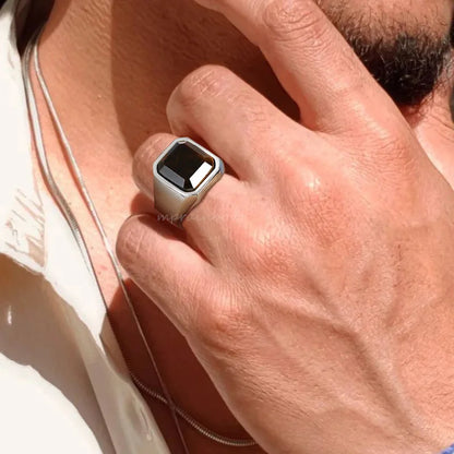 Tiger's Eye Signet Ring