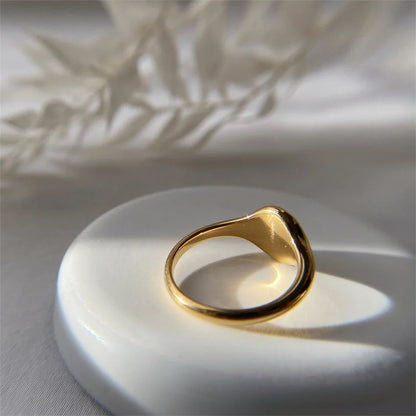 Wave Cut Ring